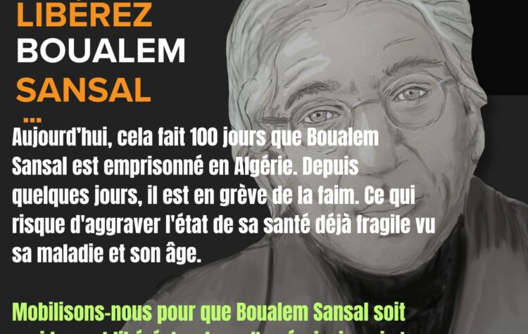 En pleine grève de la faim, Boualem Sansal entame son 100e jour de détention