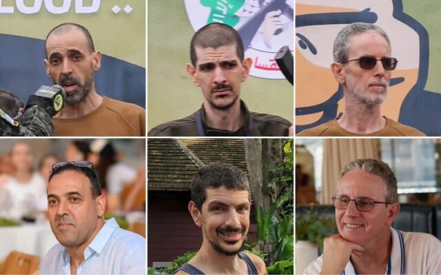 Le choc face aux visages émaciés des otages