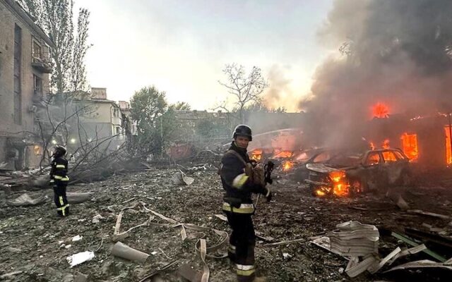 Une frappe de drones russes fait 47 blessés à Zaporijia