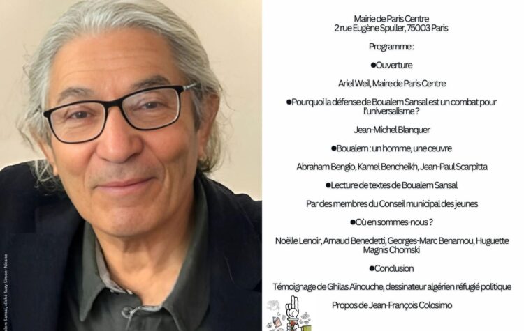 Soirée de soutien à Boualem Sansal