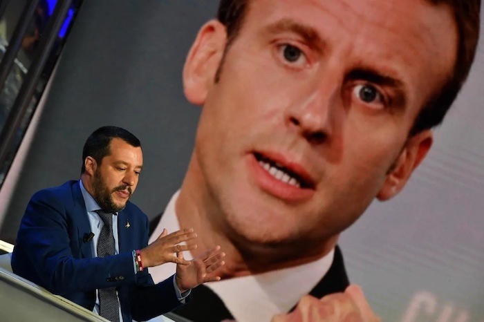 L&rsquo;ambassadrice d’Italie convoquée suite à des propos de Salvini sur Macron