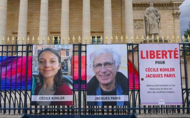 Emmanuel Macron s&rsquo;est entretenu avec Cécile Kohler et Jacques Paris