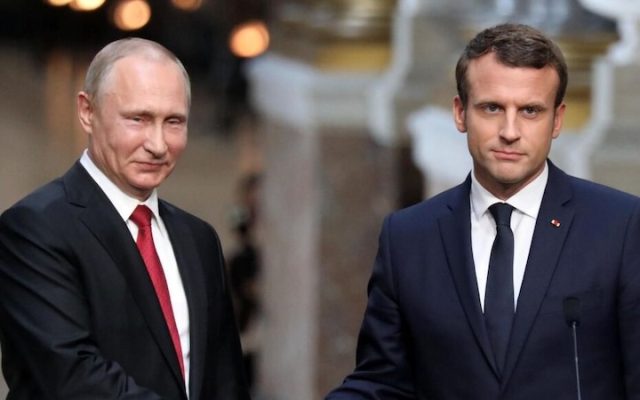 Poutine « prêt au dialogue » avec Macron