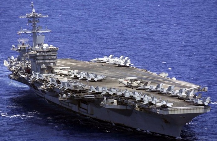 Iran : le porte-avions « Abraham-Lincoln » est arrivé au Moyen-Orient, annonce l’armée américaine