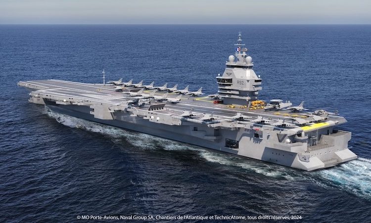 Le futur porte-avions français portera le nom de France libre, annonce Emmanuel Macron