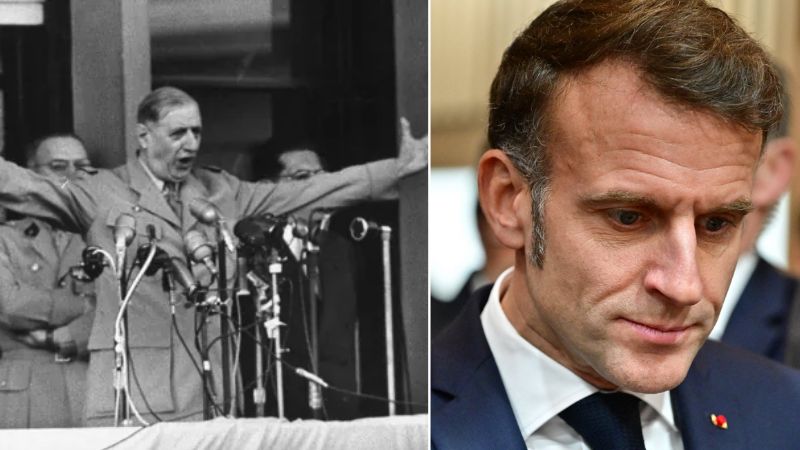 Charles de Gaulle et Emmanuel Macron : l’homme qui a dit « non » et l’homme qui dit « oui »