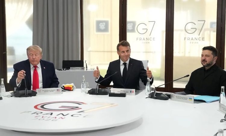 À Évian, les pays du G7 réaffirment leur soutien à l’Ukraine et accentuent la pression sur la Russie