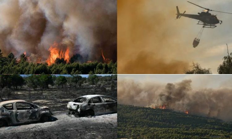 Incendies : 7 800 hectares déjà brûlés en huit jours, feux d’artifice du 14 Juillet annulés dans de nombreux départements