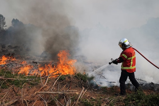 Canicule et incendies : 1 600 hectares de surface brûlée et 650 personnes évacuées