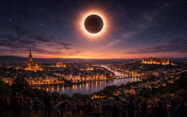L&rsquo;éclipse vue du territoire français
