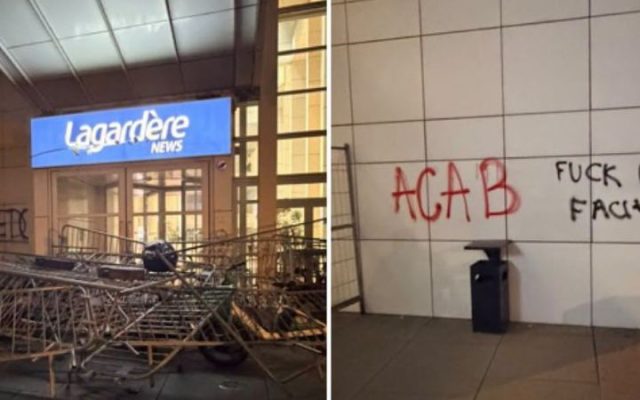 Mobilisation du 17 octobre : à Paris, le siège de CNews visé par une centaine d’individus cagoulés, une attaque contre la liberté de la presse