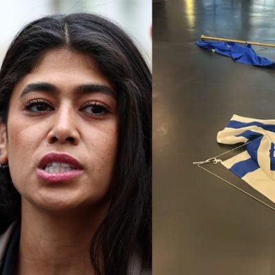 Parlement européen : François-Xavier Bellamy accuse Rima Hassan d’avoir «renversé» les drapeaux de l’UE et d’Israël, exposés en hommage aux victimes du 7-Octobre