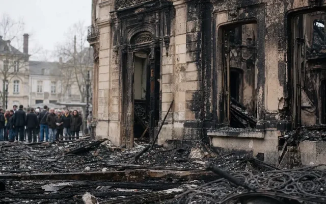 Limoges découvre les ruines de sa mairie 