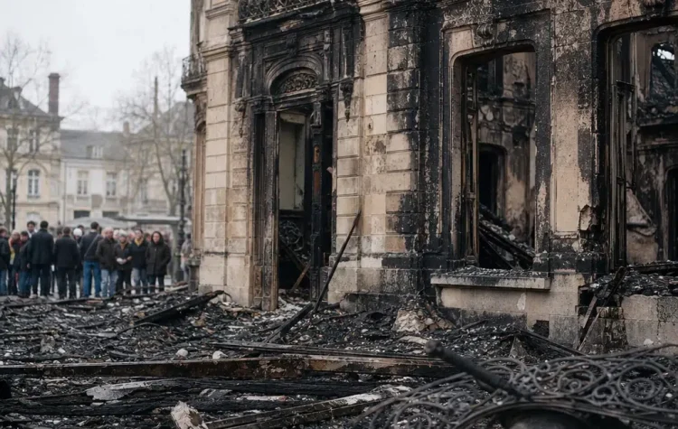 Limoges découvre les ruines de sa mairie 